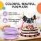 50 Count Lavender Paper Plates 9 Inch Durable Disposable Plates for Parties & Events